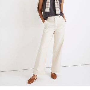 Madewell Marling Pants - Size 24 - Cream